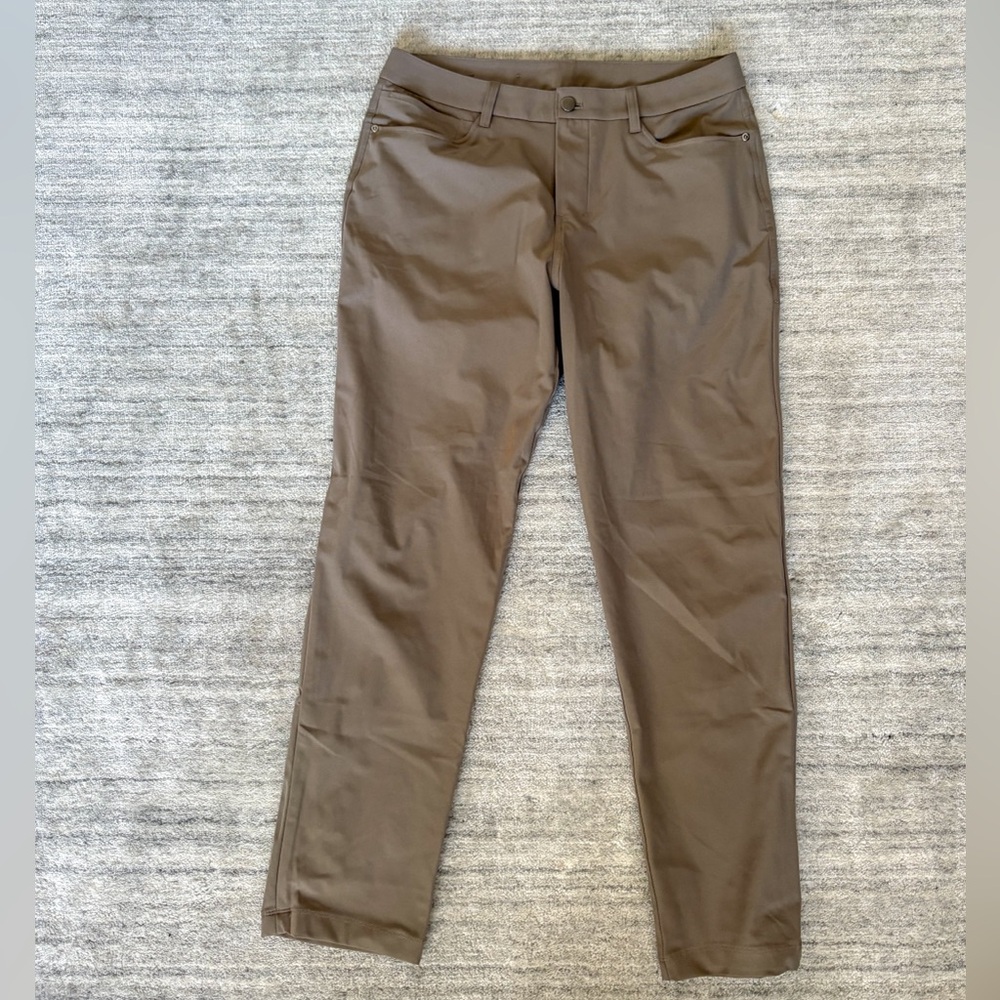 Lululemon ABC Slim-Fit Trouser – Warpstreme, Brown